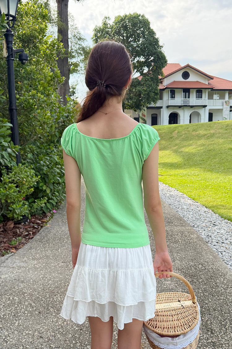 Casey Top | Pastel Green / XS/S