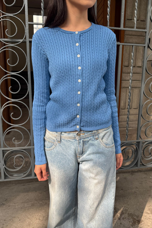 Zoe Cable Knit Cardigan