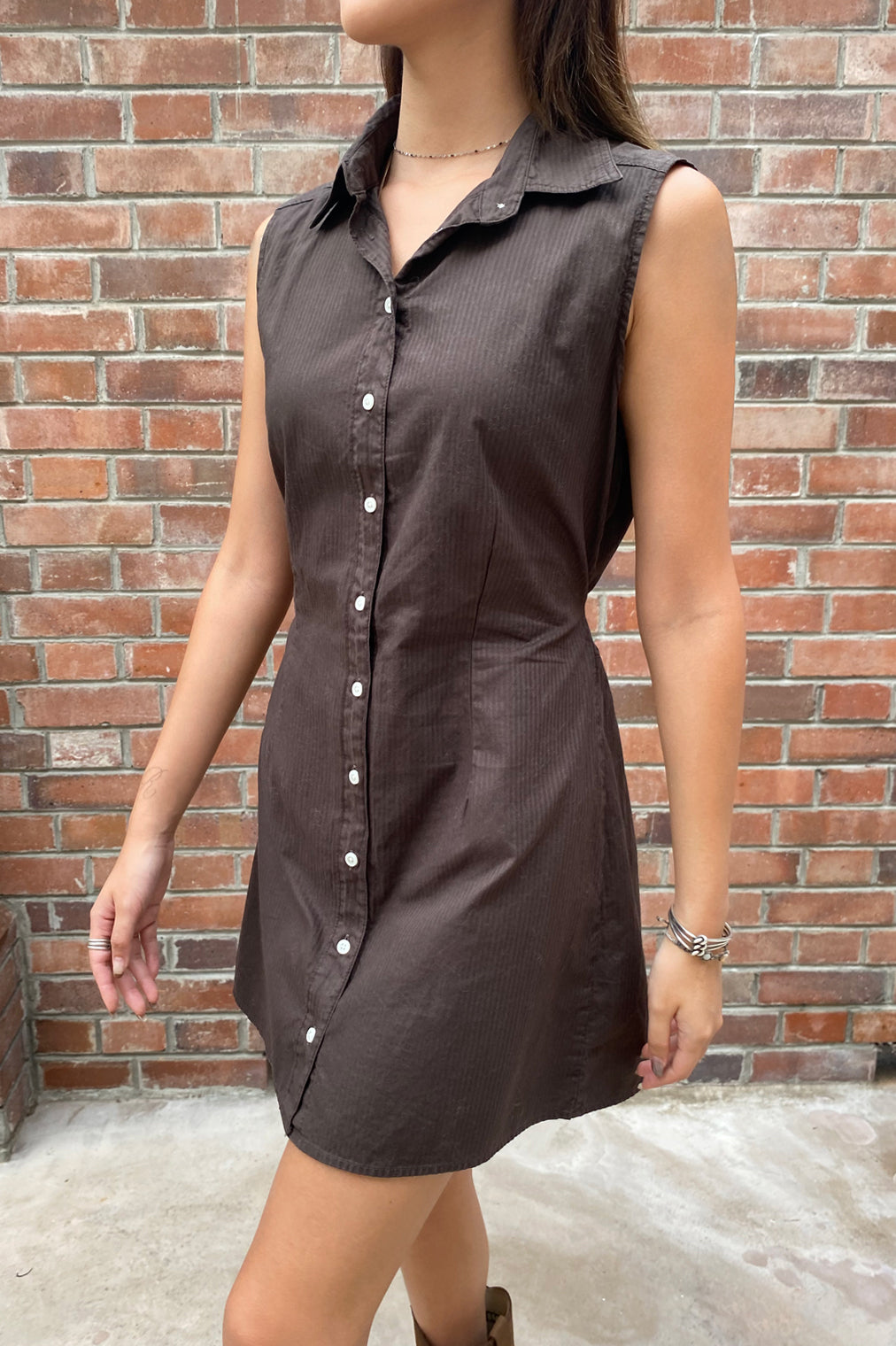 Caroline Dress | Brown / XS/S