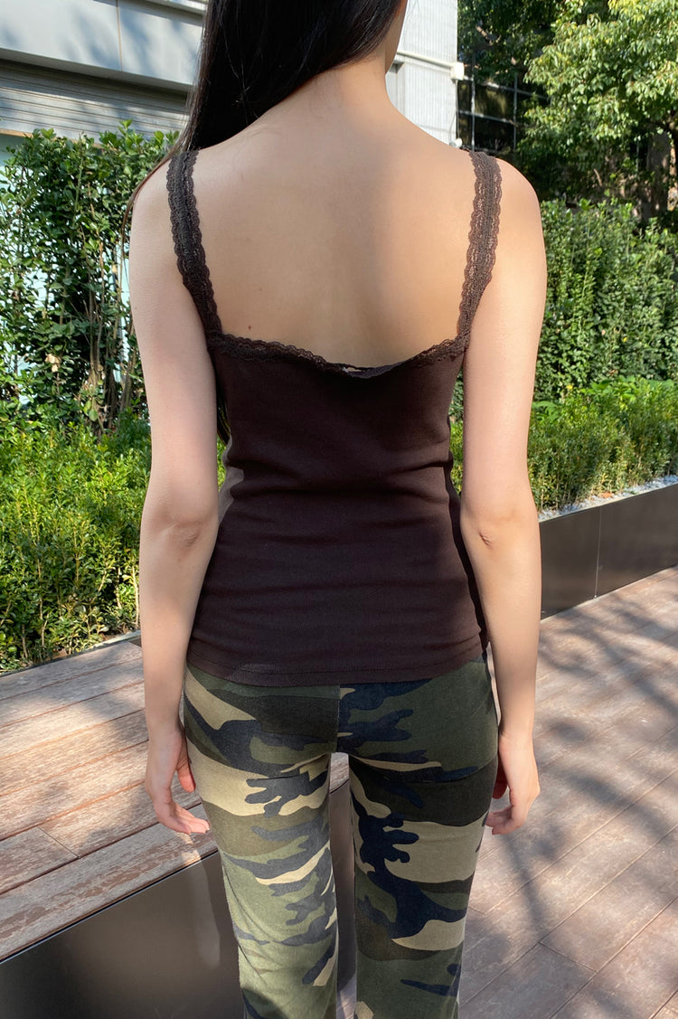 Serena Tank | Brown / XS/S