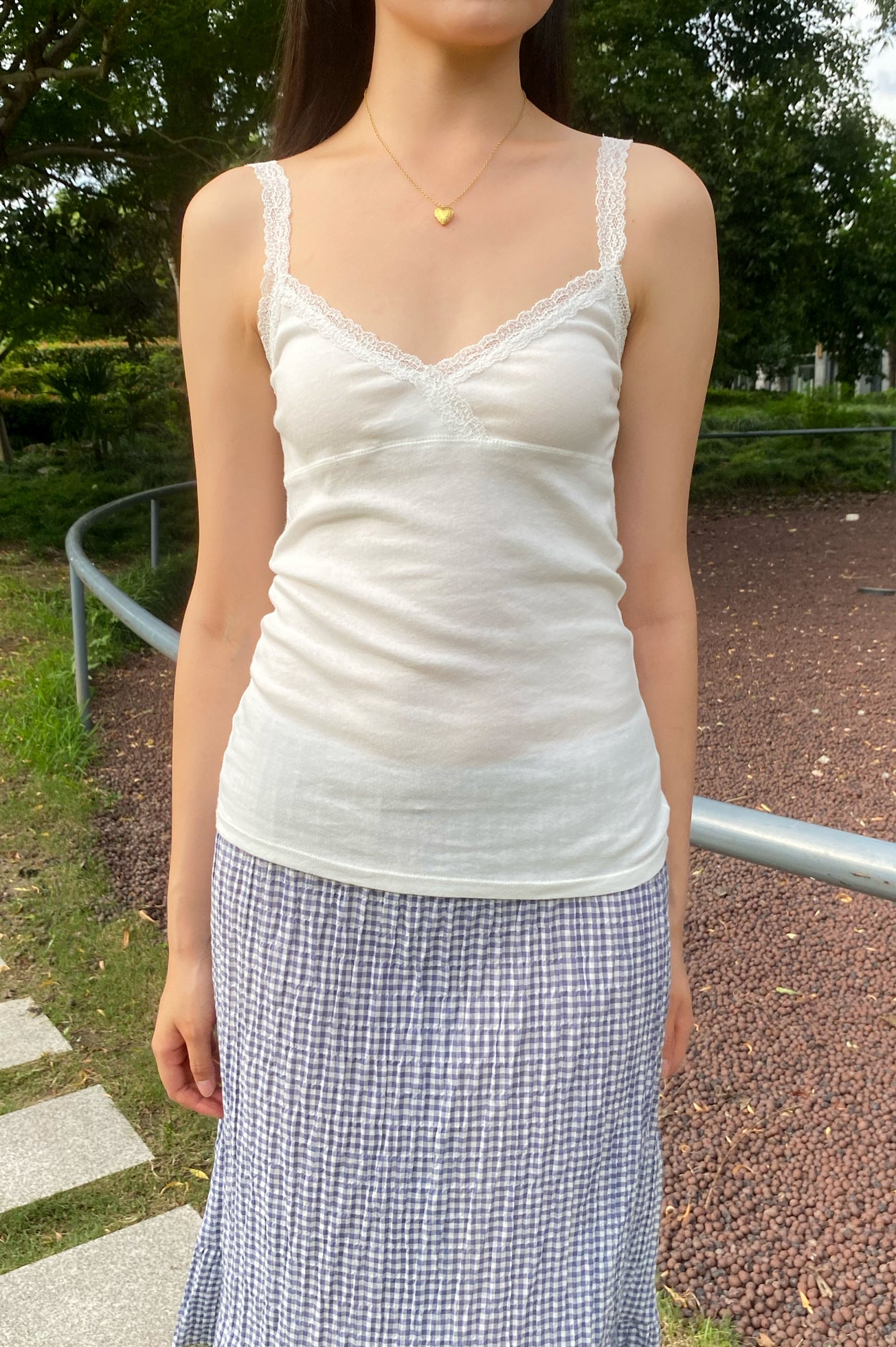 Serena Tank | White / XS/S