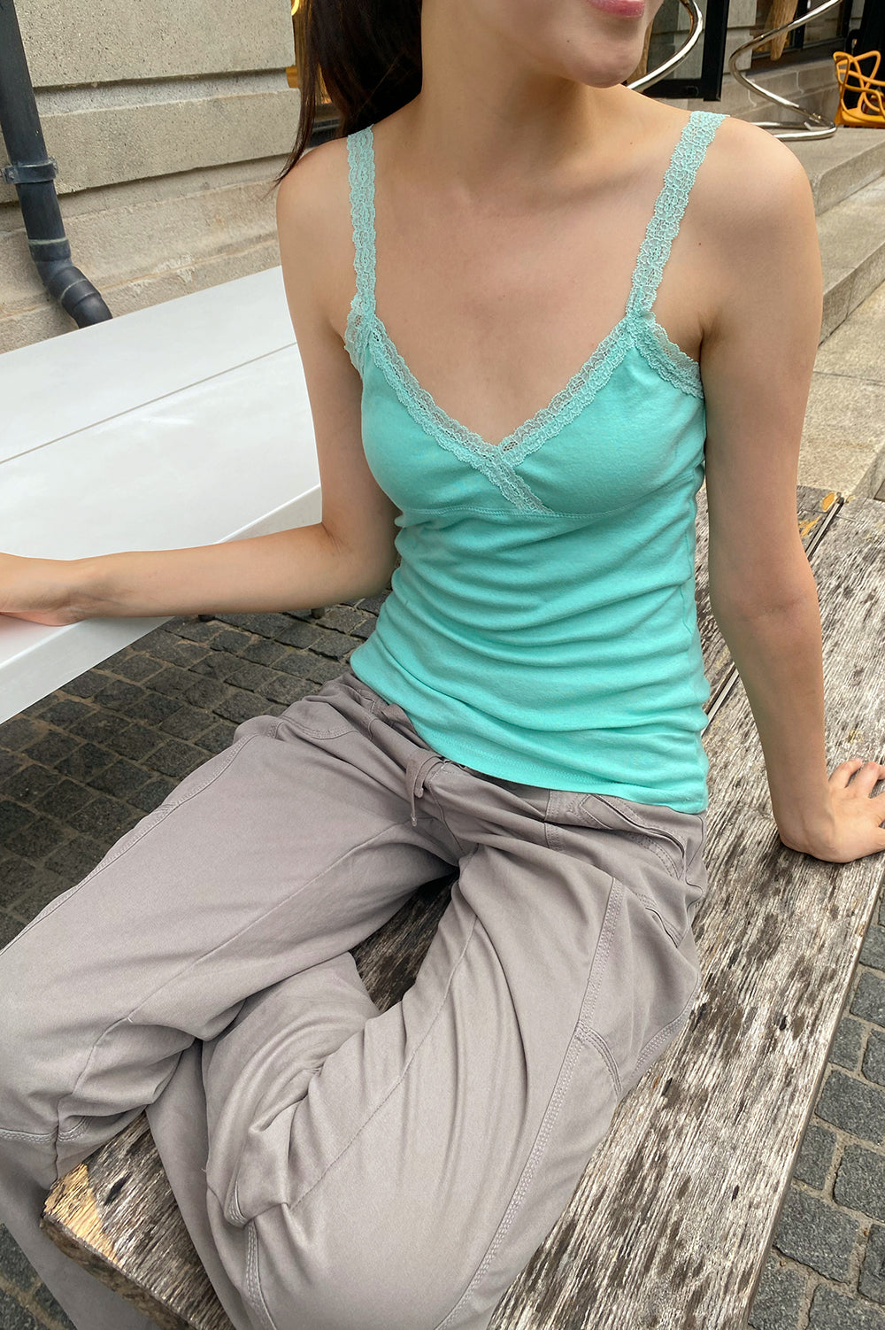 Serena Tank | Seafoam Teal / XS/S
