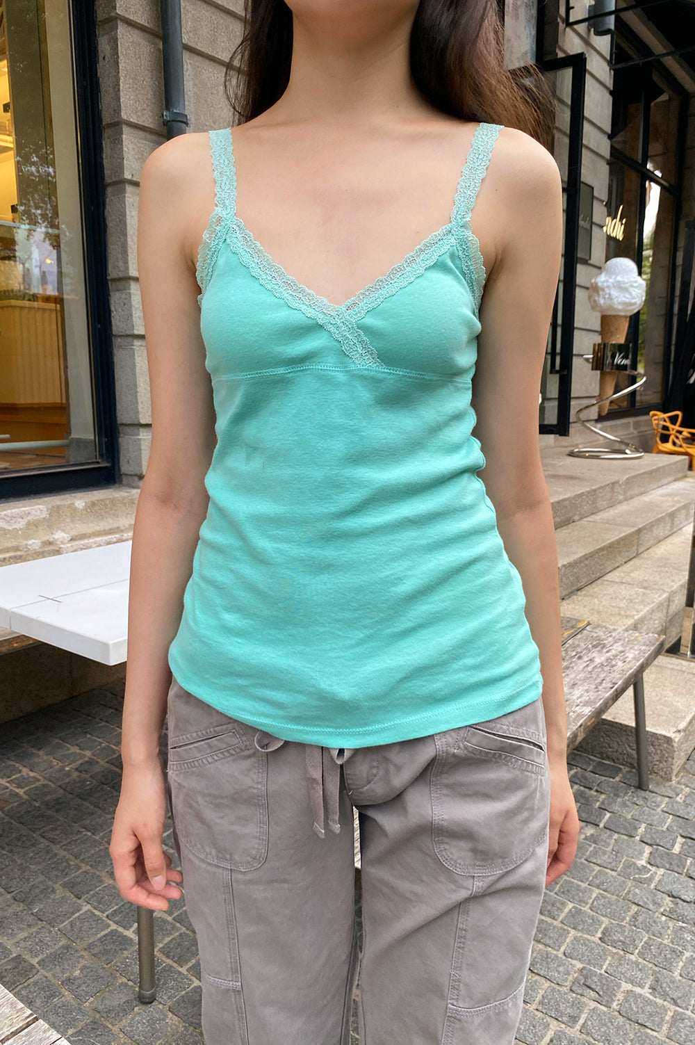 Serena Tank | Seafoam Teal / XS/S