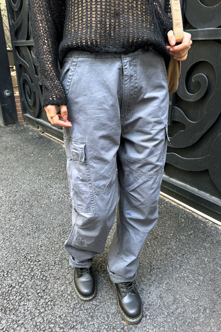 Jemma Cargo Pants | Gray Blue / S/M