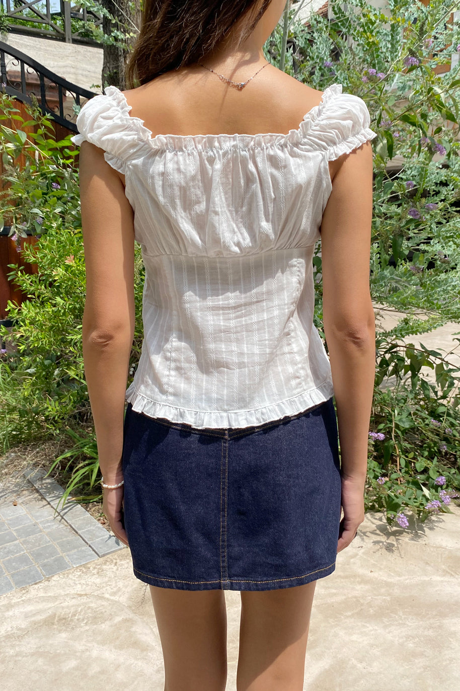 Elena Pointelle Top | 