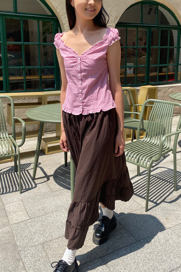Blair Cotton Ruffle Top | Blair Cotton Ruffle Top