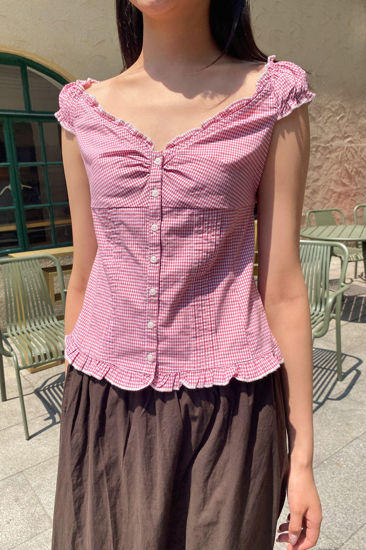 Blair Cotton Ruffle Top | Blair Cotton Ruffle Top
