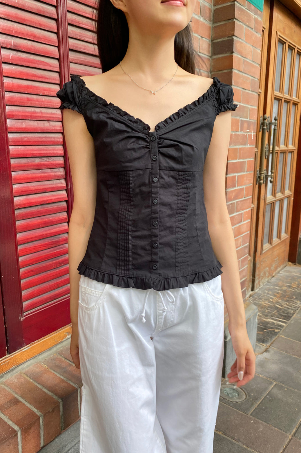 Elena Top | Black / XS