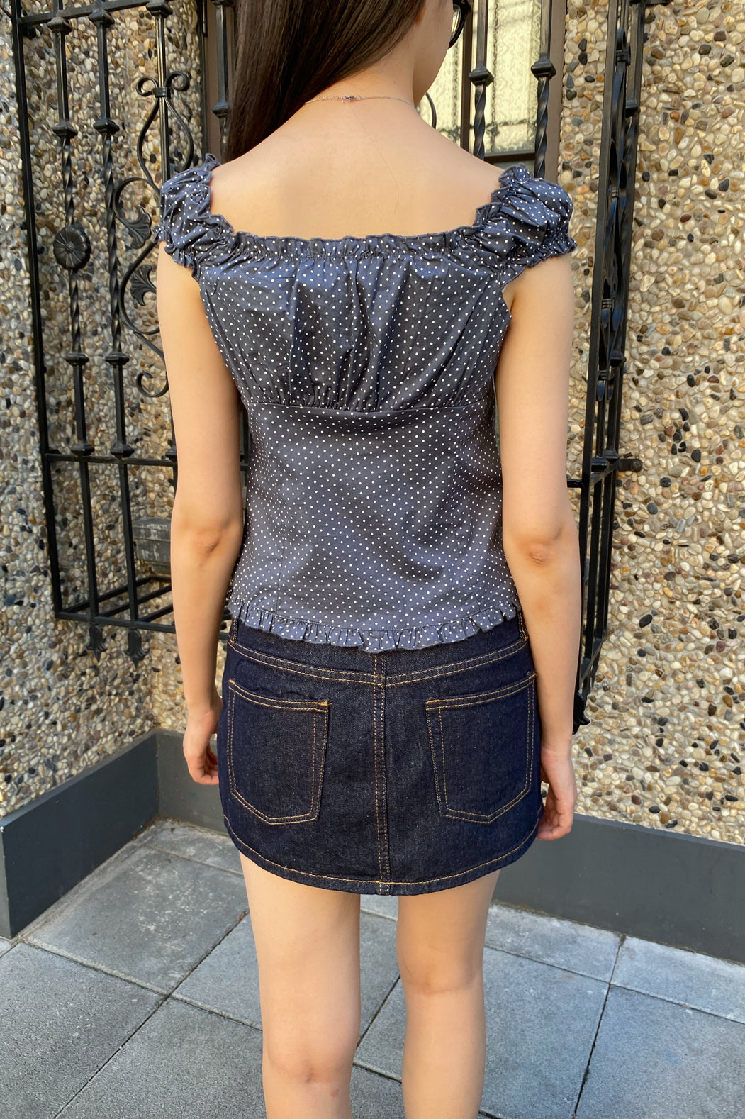 Elena Polka Dot Top | 