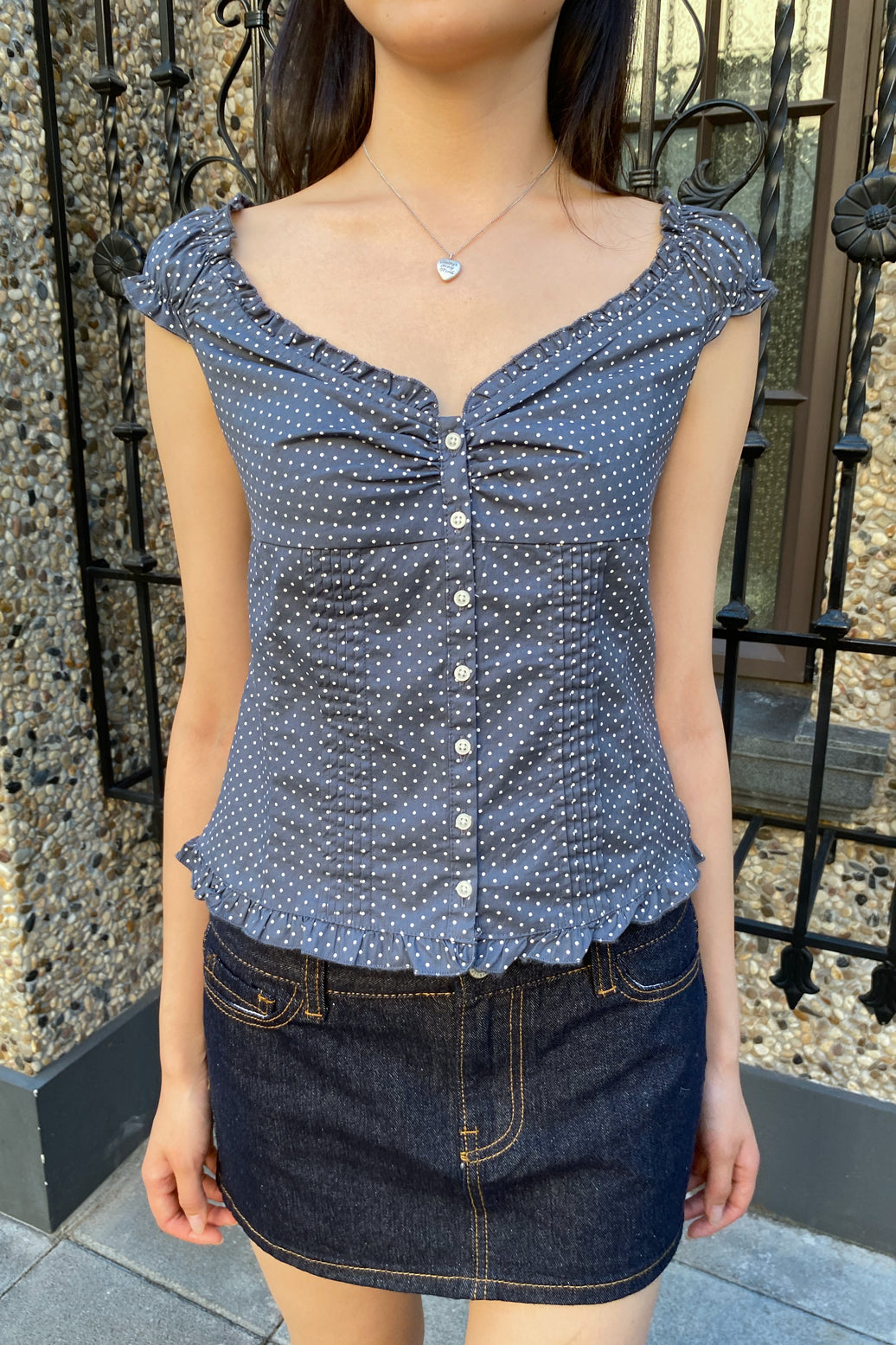Elena Polka Dot Top | 