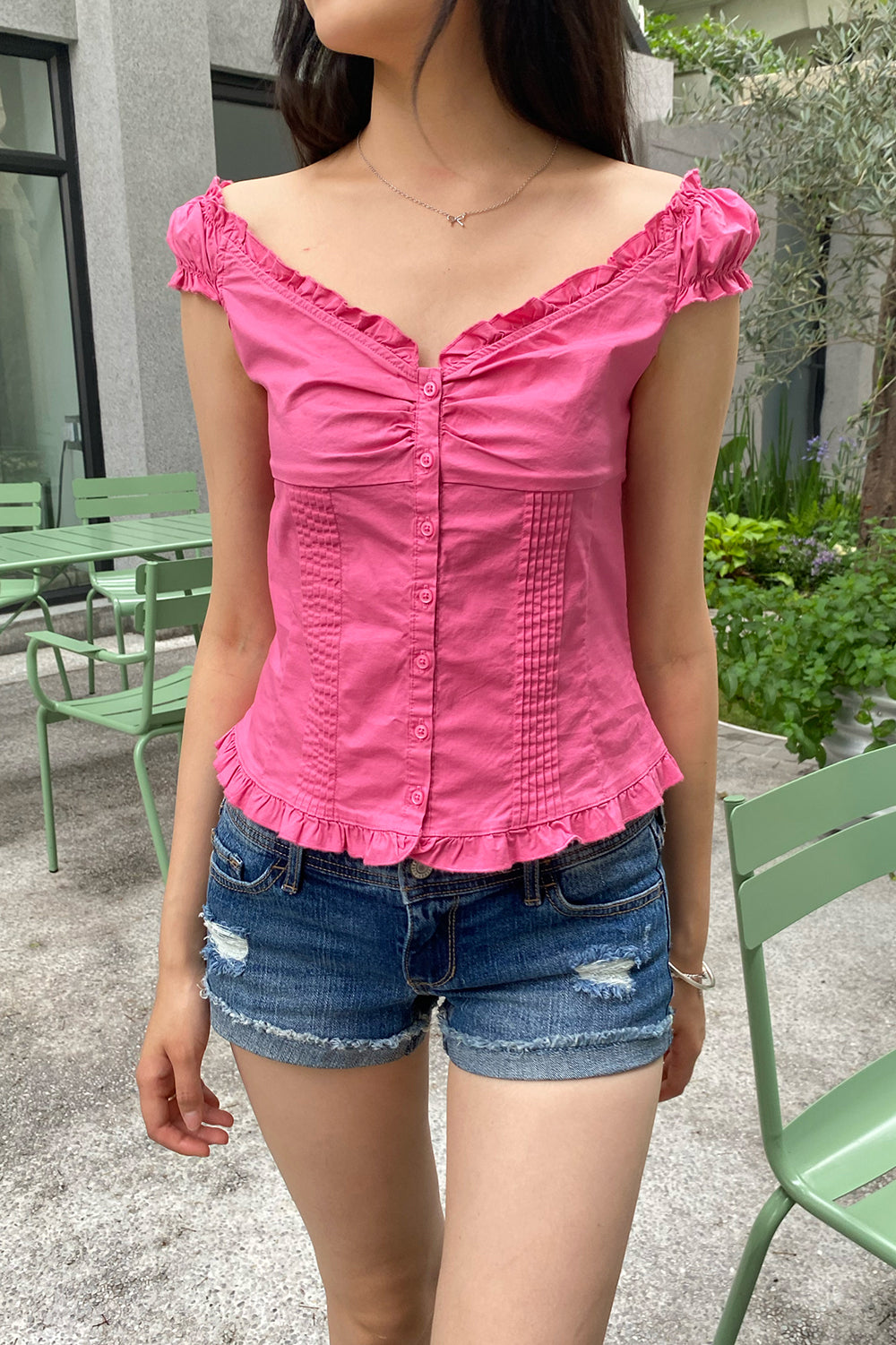 Elena Top | Hot Pink / XS