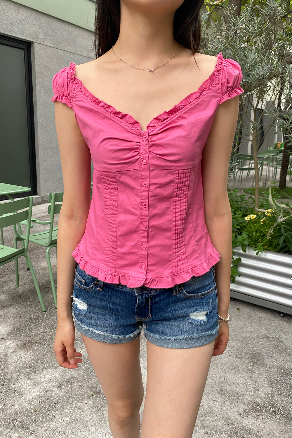 Elena Top | Hot Pink / XS