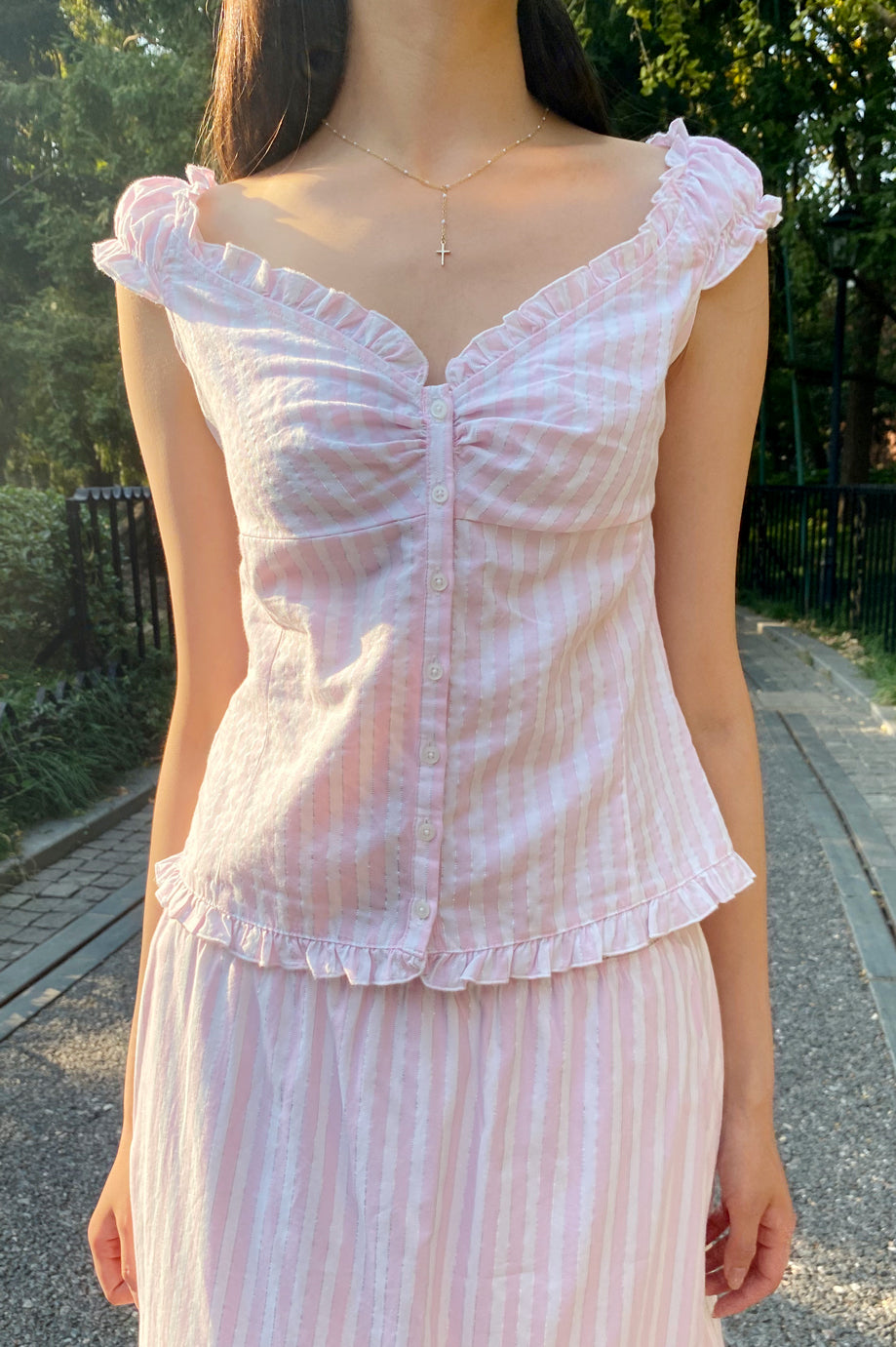 Elena Plaid Top | 