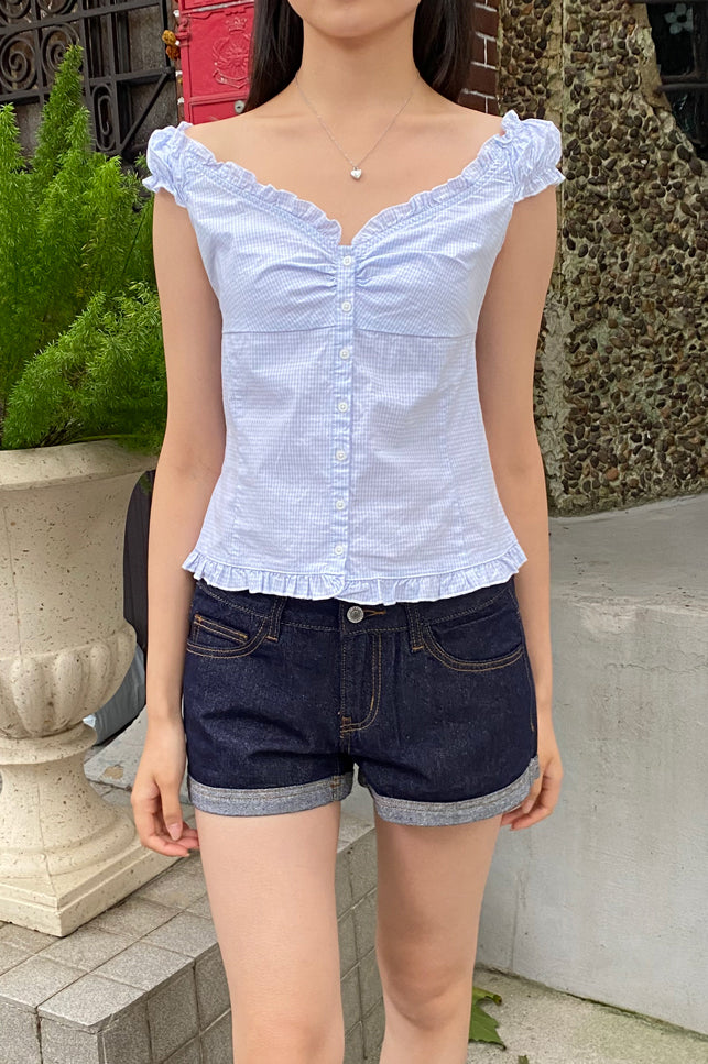 Elena Gingham Top | Elena Gingham Top