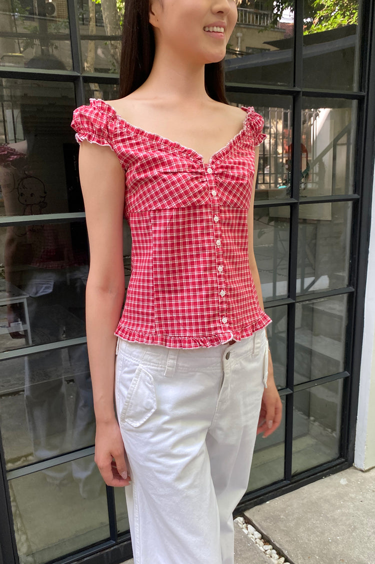 Elena Plaid Top | Elena Plaid Top
