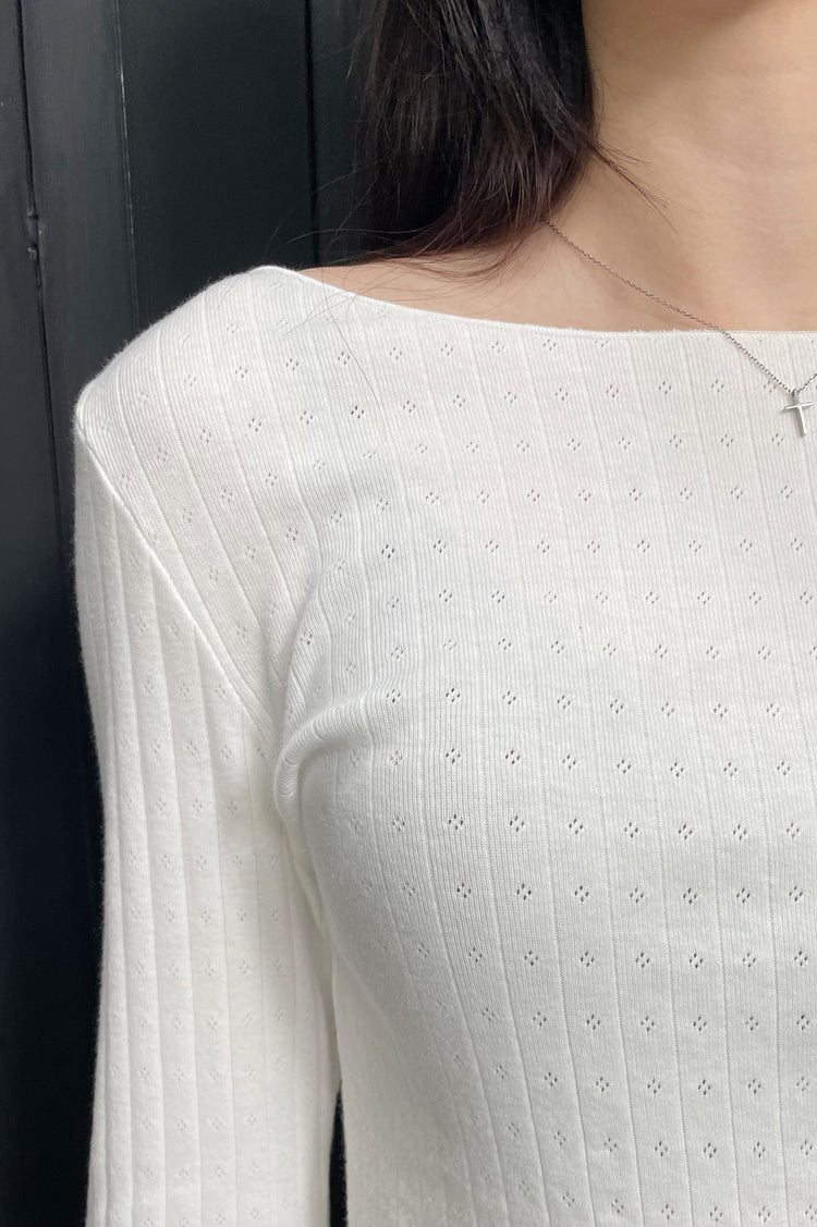 Does anyone know if the McKenna eyelet top is see through? It looked to be  in the store but I couldn't try it on : r/BrandyMelville