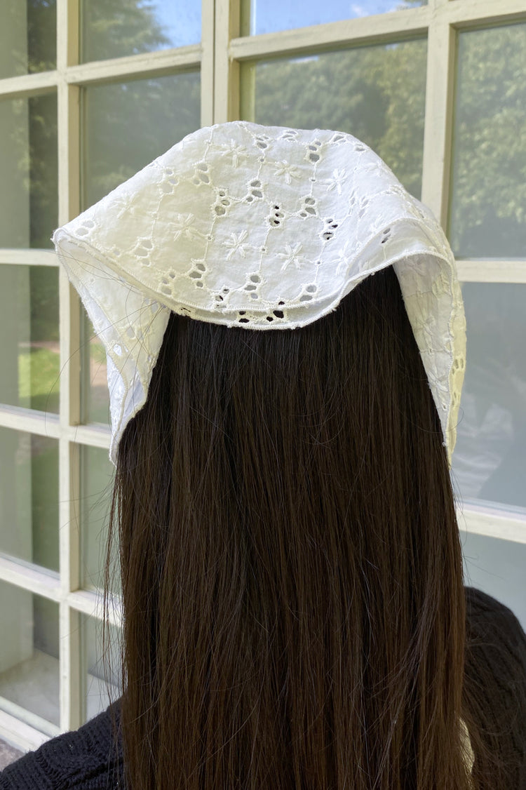 White Floral Bandana | White Floral Bandana