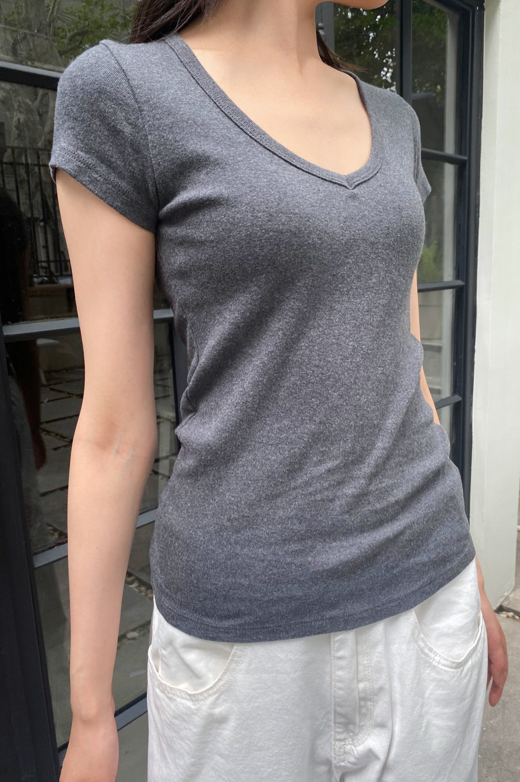 Safiya Top | Dark Grey / XS/S