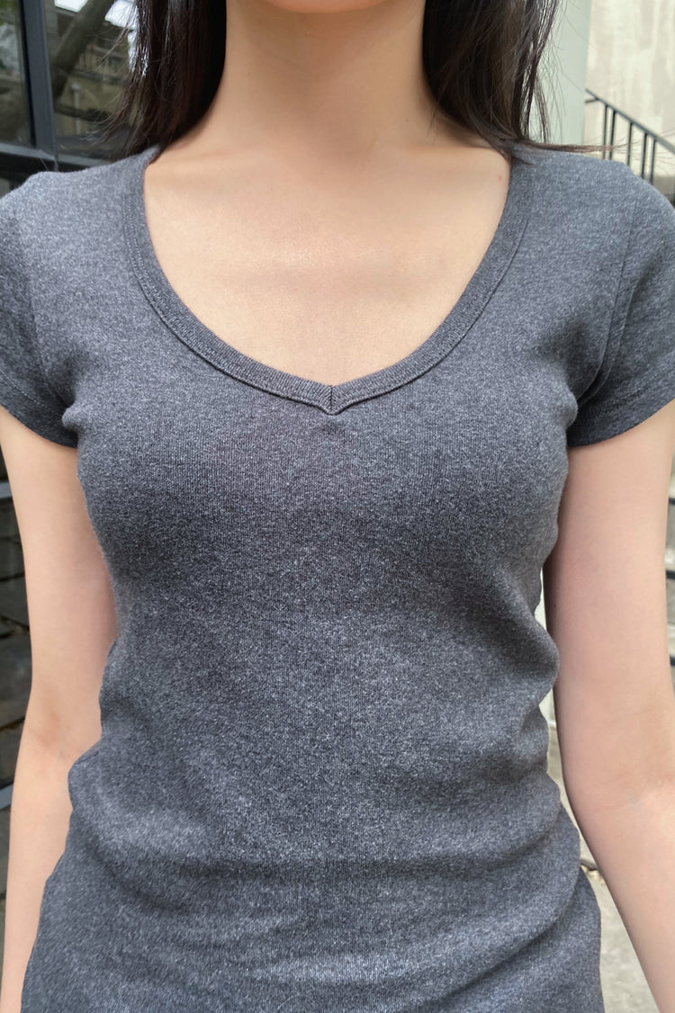 Safiya Top | Dark Grey / XS/S