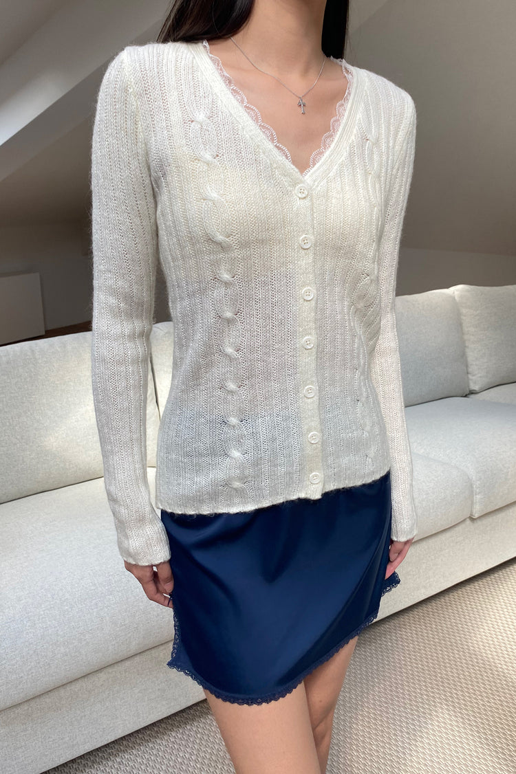 Zelly Knit Top | Ivory / XS/S