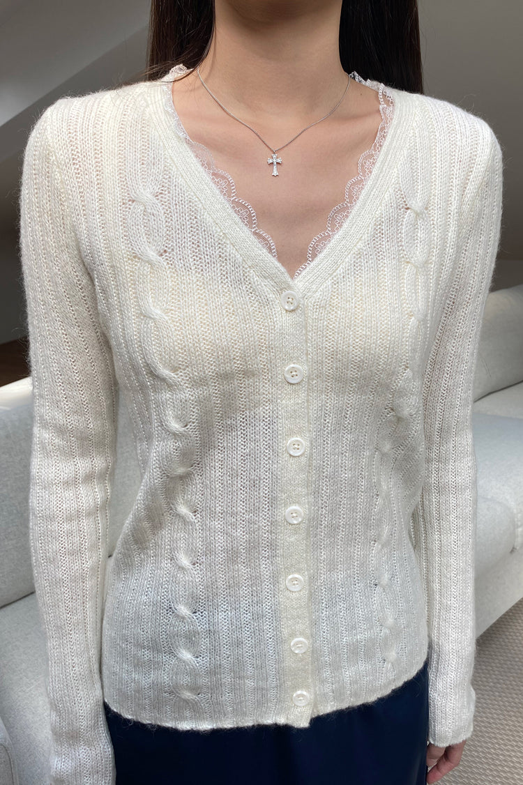 Zelly Knit Top | Ivory / XS/S
