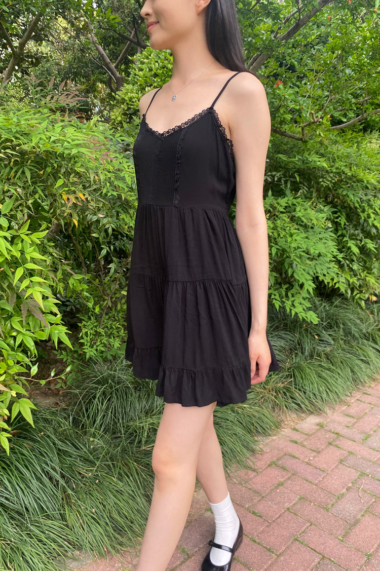 Tianna Dress | Black / XS/S
