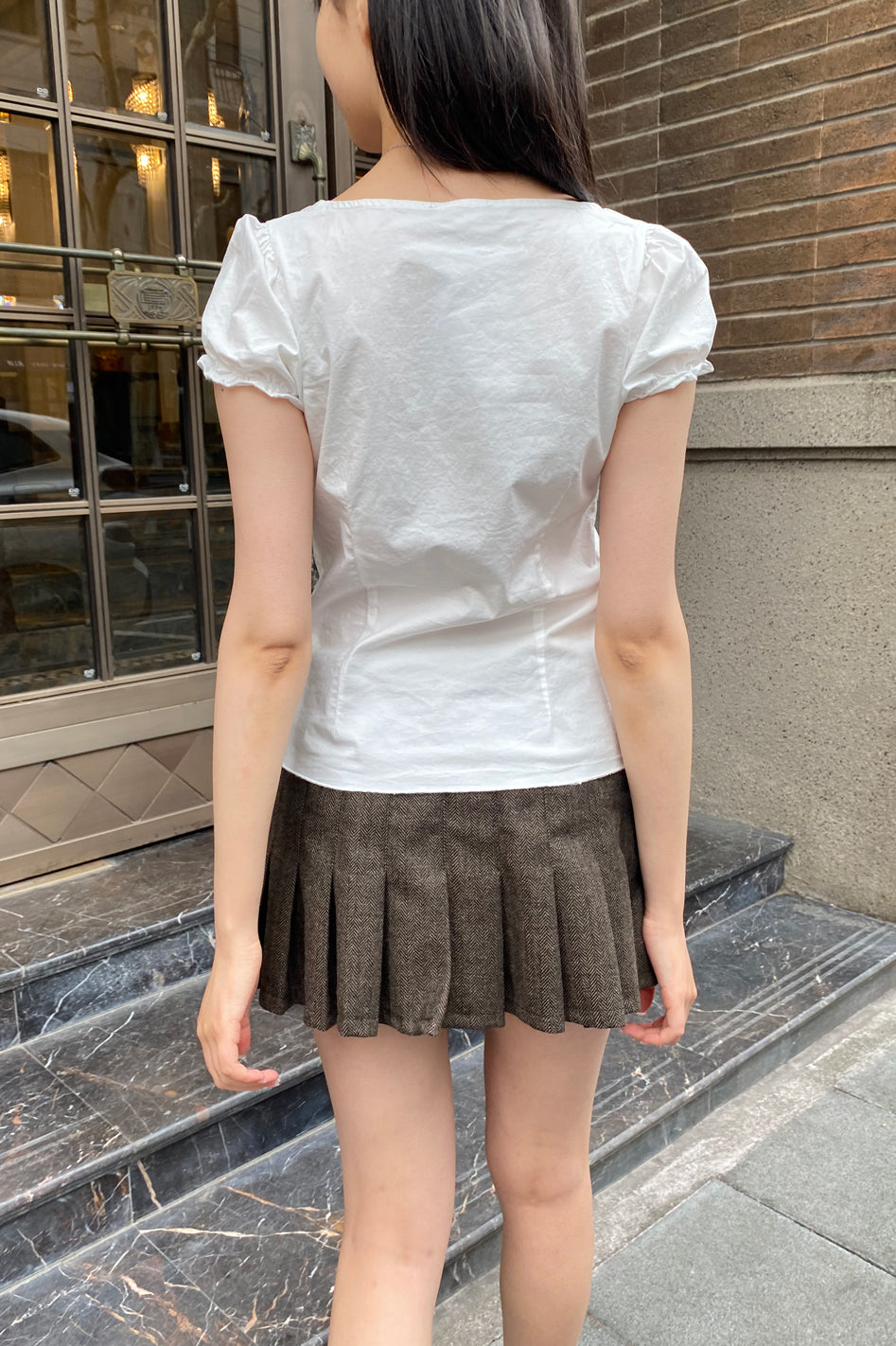 Odette Lace Top | White / XS/S