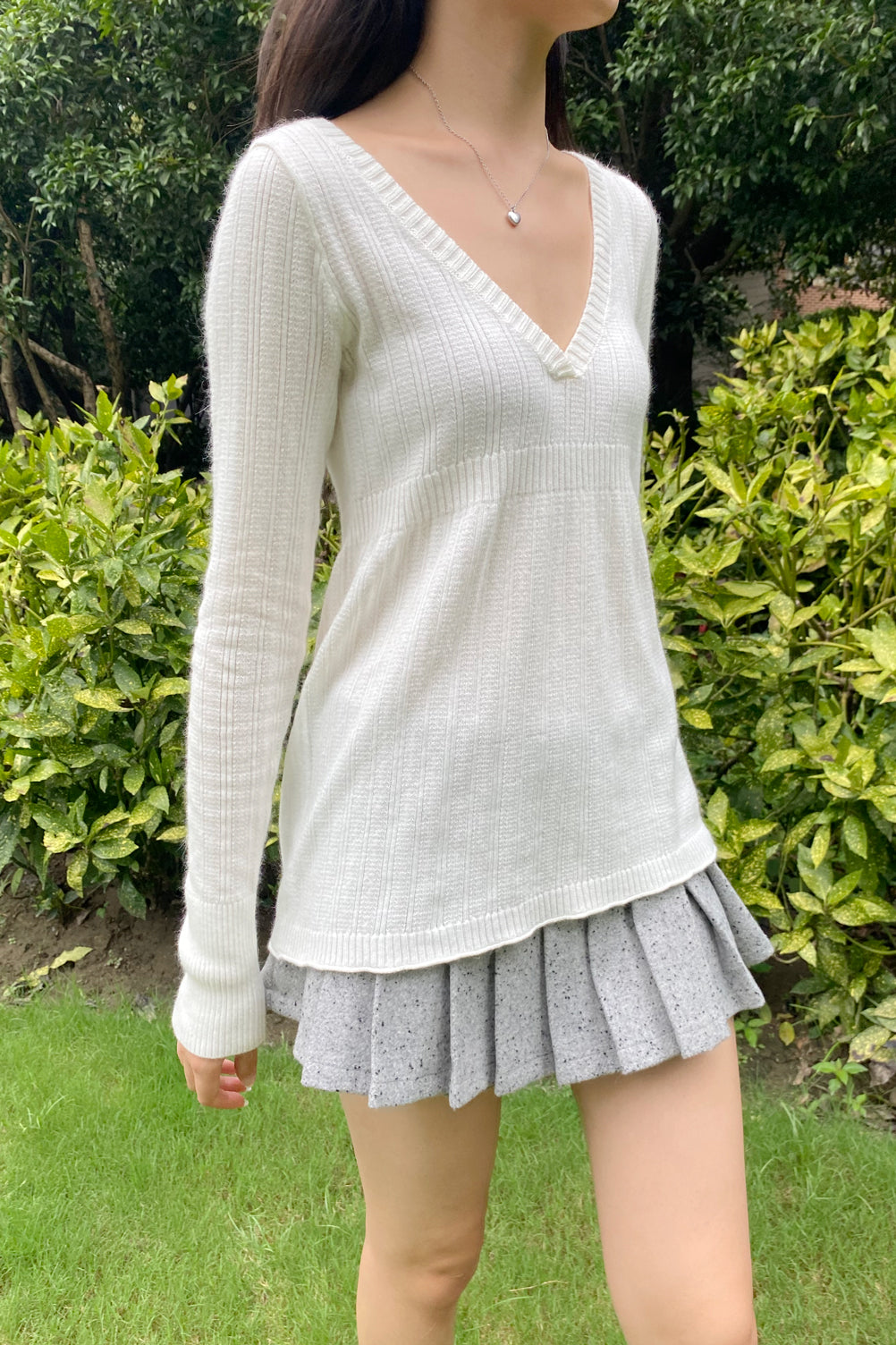 Amelie Sweater | White / XS/S