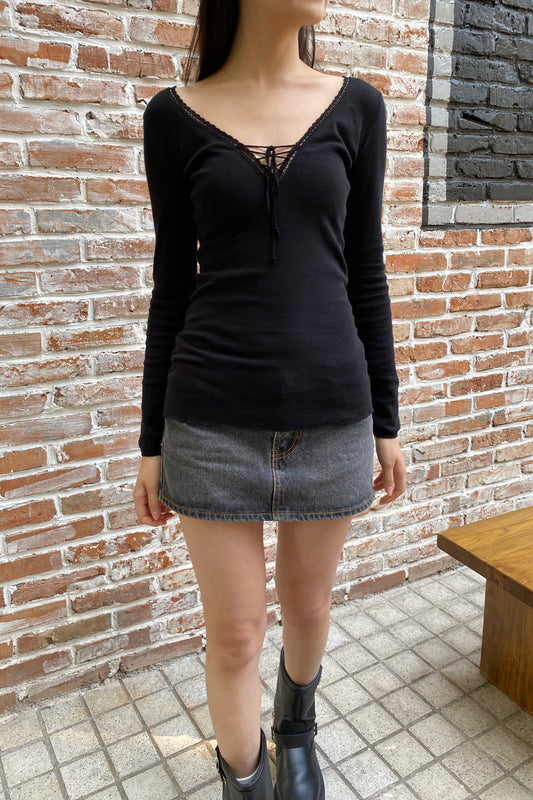 Tania V-Neck Lace Top