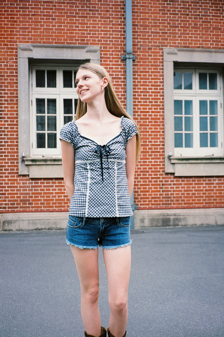 Elena Gingham Top | Elena Gingham Top