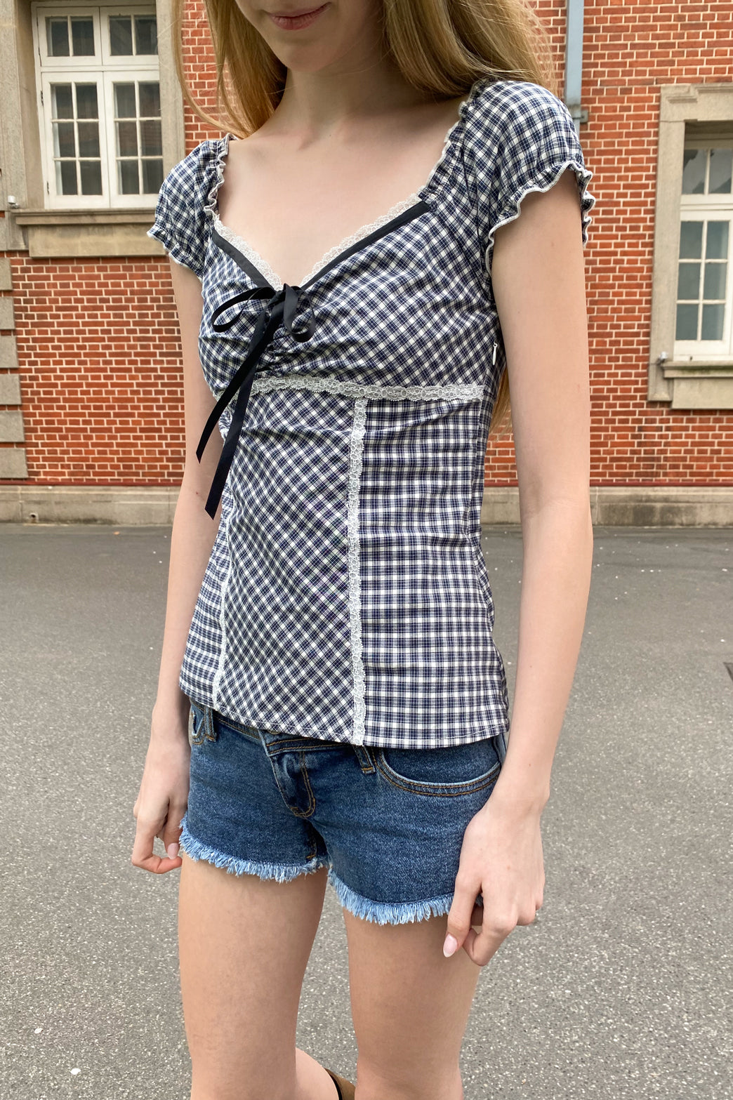 Elena Gingham Top | 