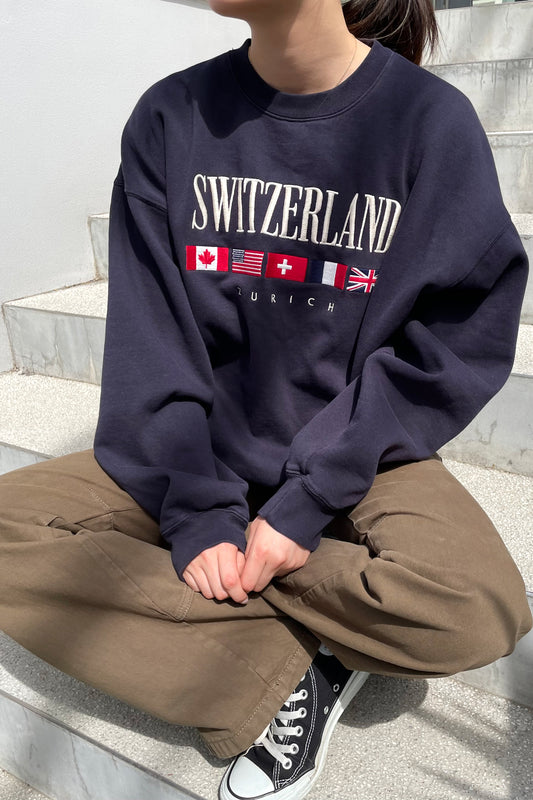 Erica Switzerland Flag Sweatshirt 