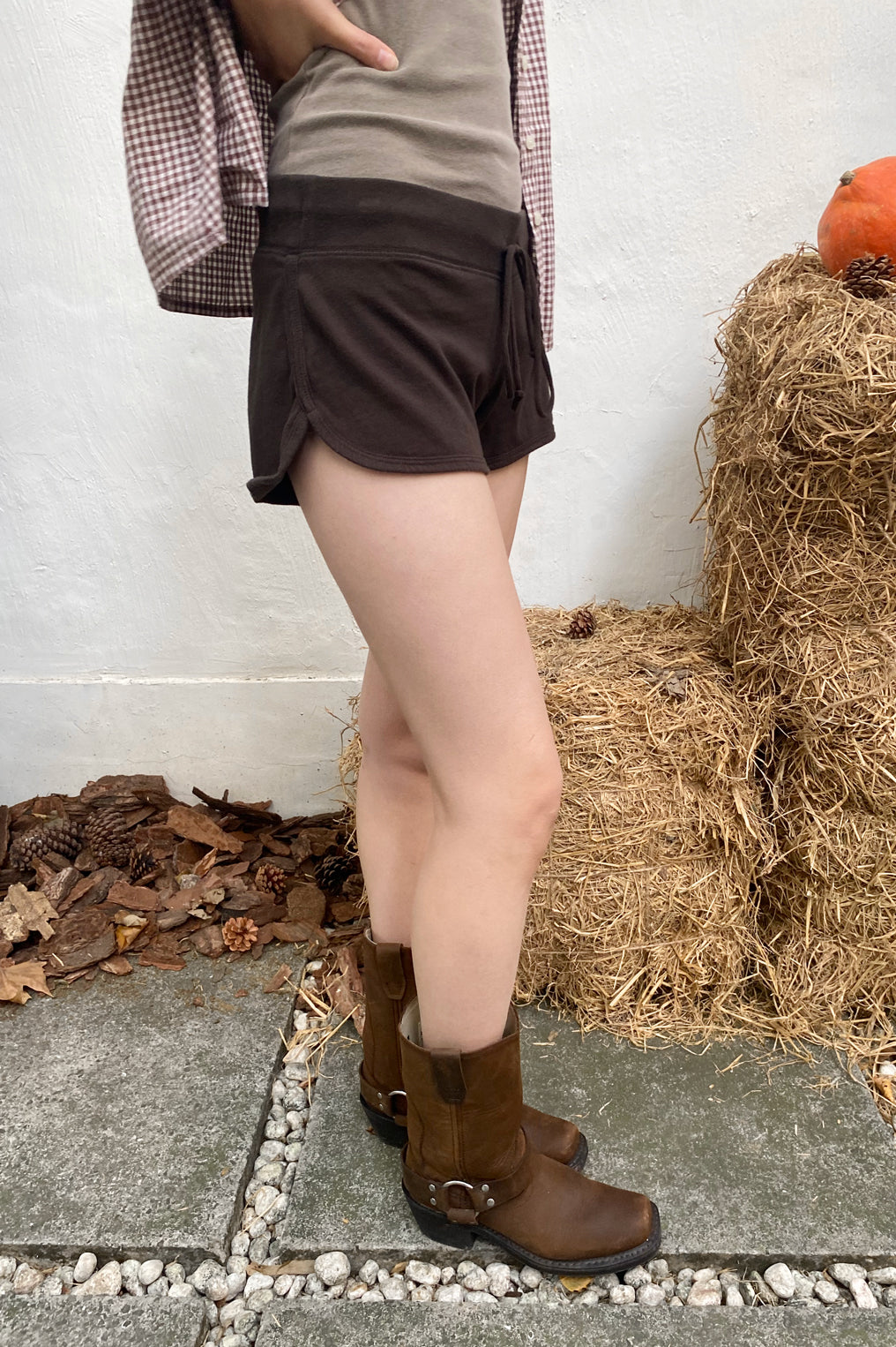 Marcie Sweatshorts | Brown / XS/S