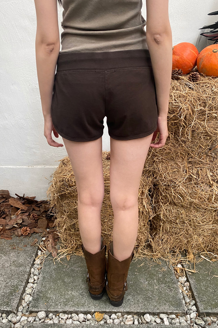 Marcie Sweatshorts | Brown / XS/S