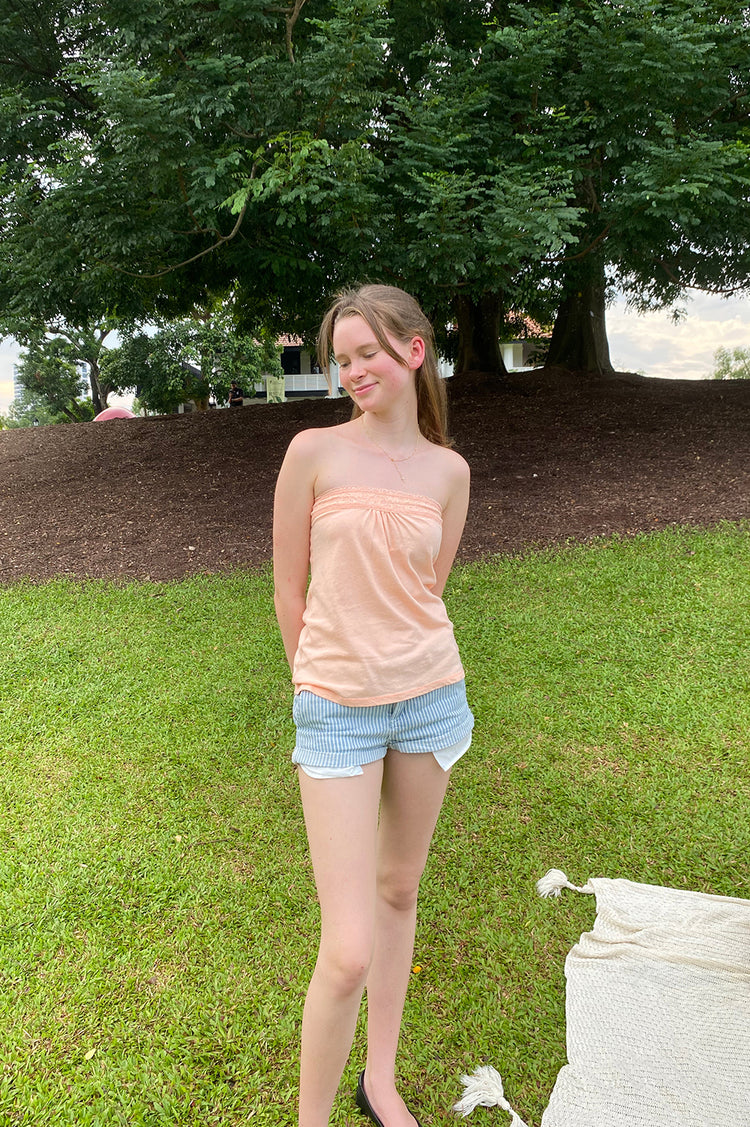 Lucki Tube Top | Coral Pink / XS/S