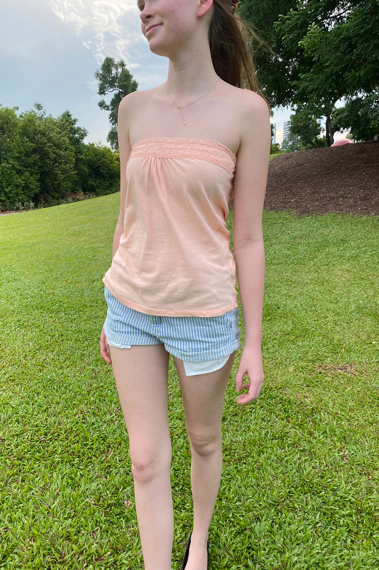 Lucki Tube Top | Coral Pink / XS/S