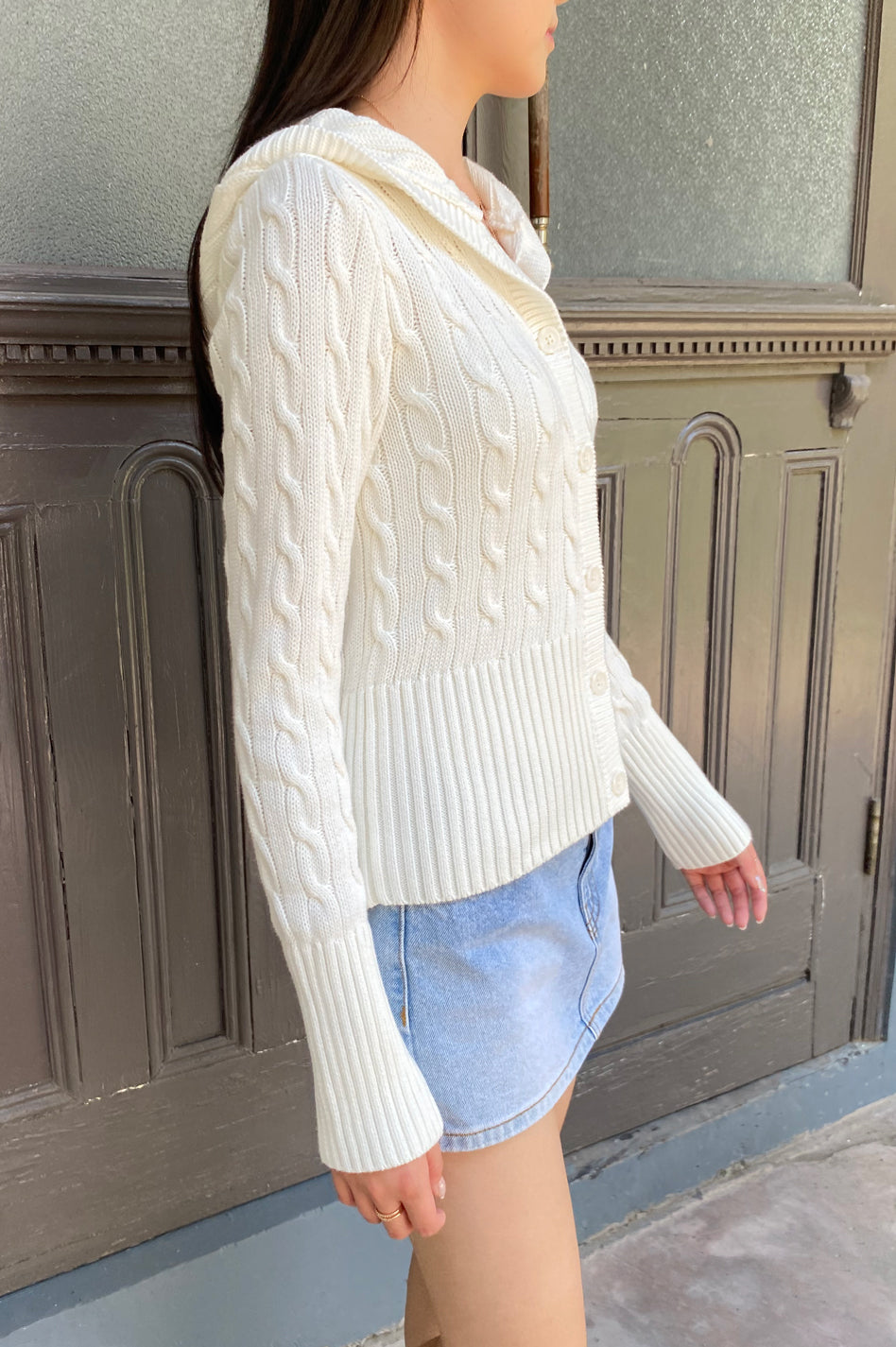 Aura Cable Knit Sweater | 