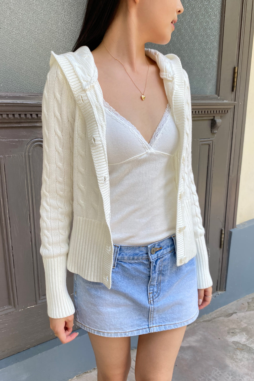 Aura Cable Knit Sweater | 