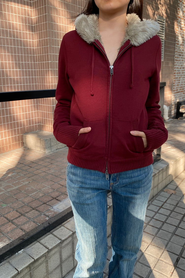 Christy Hoodie | Burgundy / XS/S
