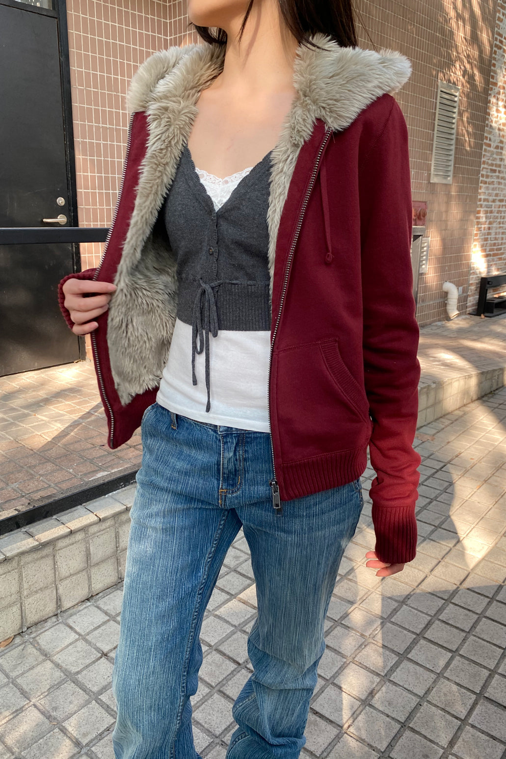 Christy Hoodie | Burgundy / XS/S