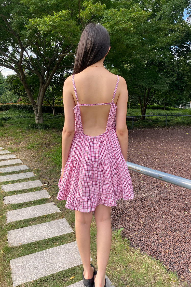 Arianna Plaid Dress