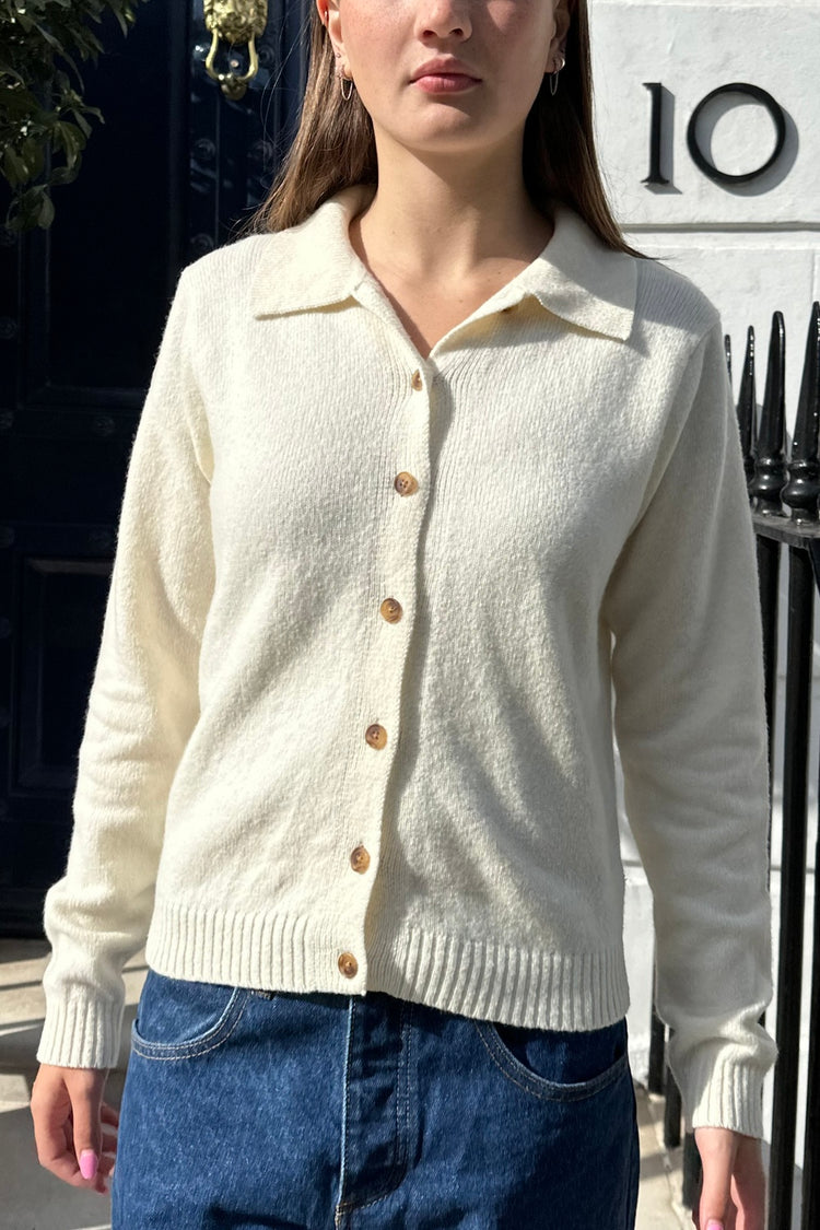 Elise Wool Sweater | Ivory / XS/S