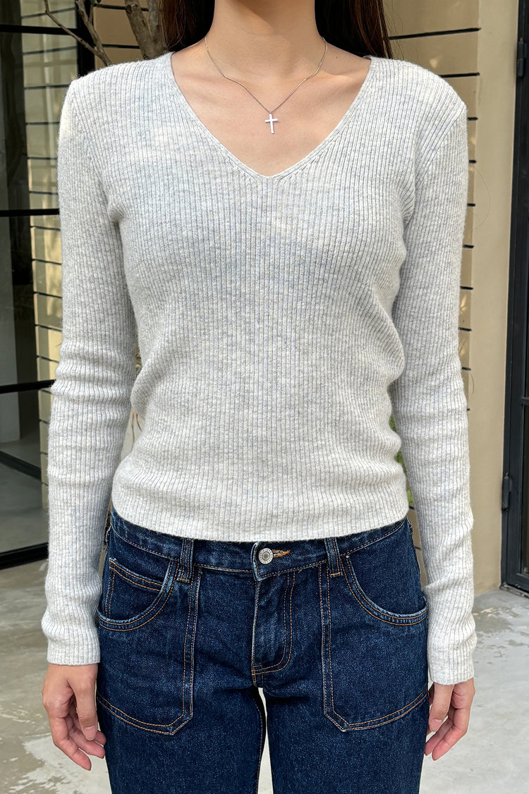 Anne Wool V-Neck Sweater | Anne Wool V-Neck Sweater