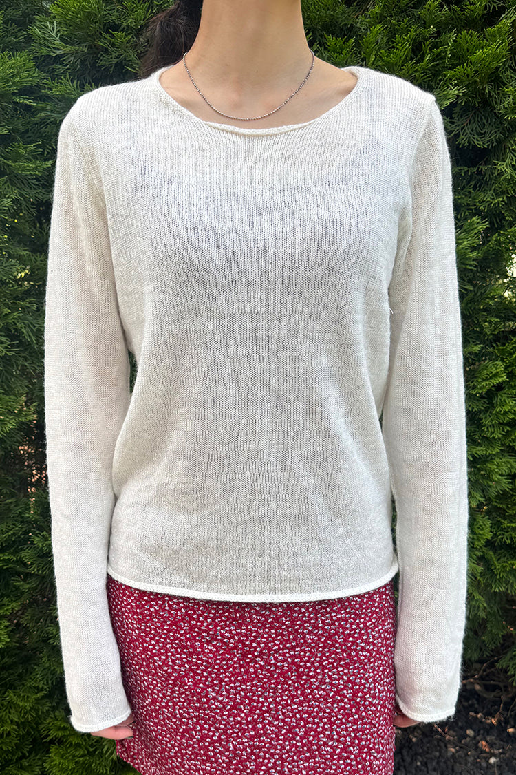 Stella Mohair Sweater | Ivory