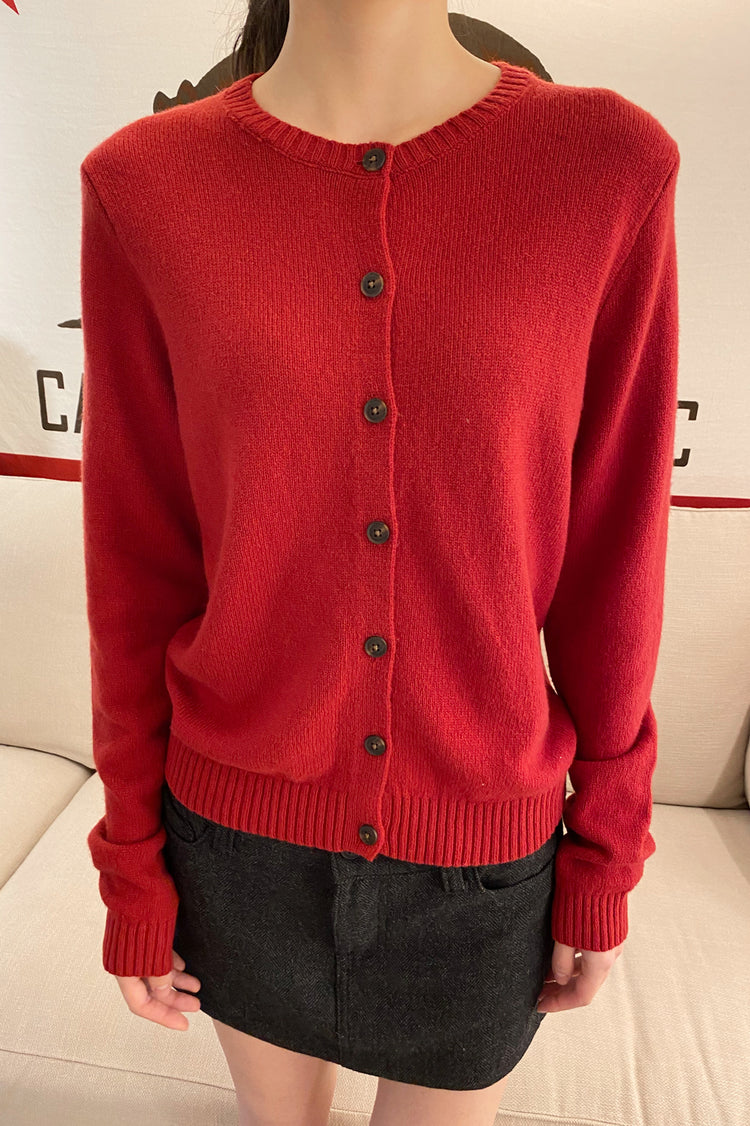 Amalie Cardigan | Red