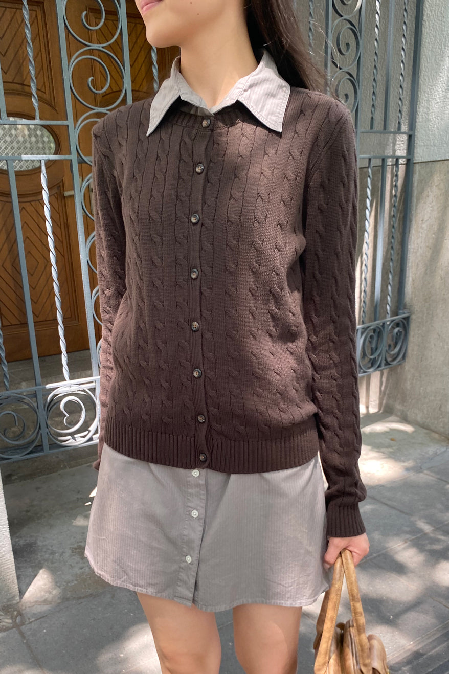 Amalie Cable Knit Cardigan | 