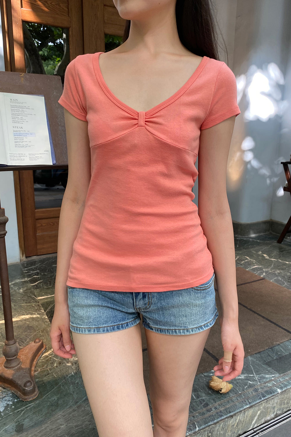 Amara Top | Rosa Coral / XS/S