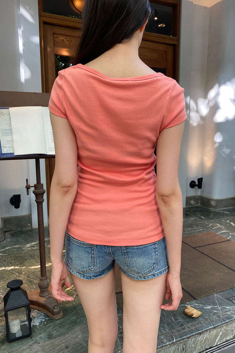Amara Top | Rosa Coral / XS/S