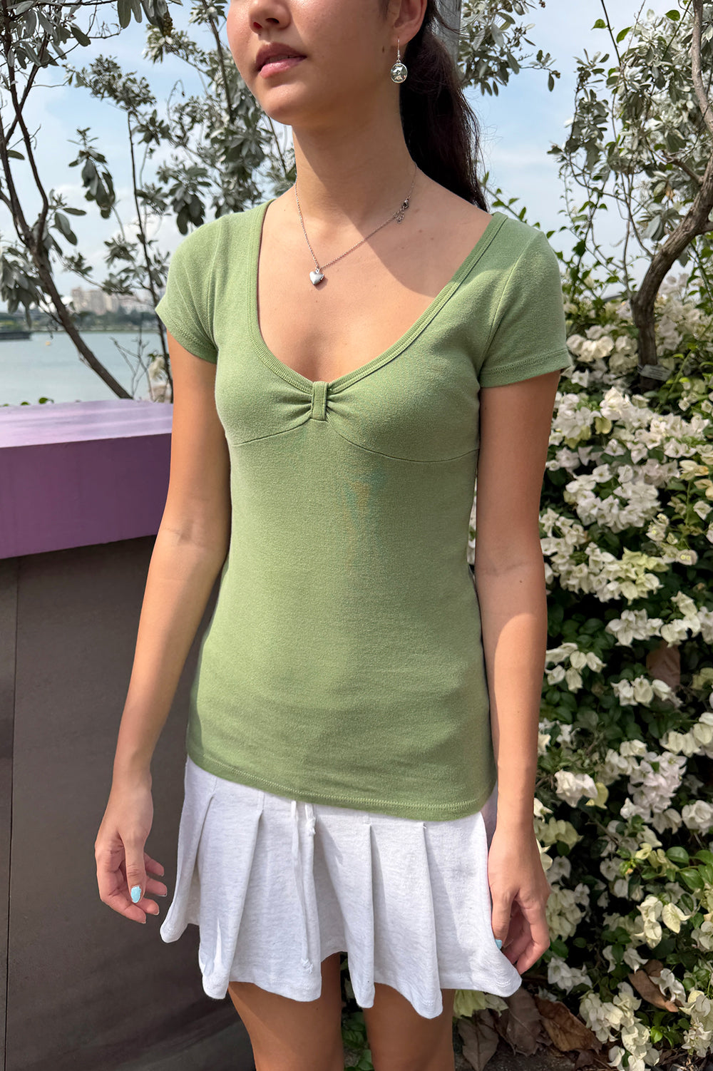 Amara Top | Green / XS/S