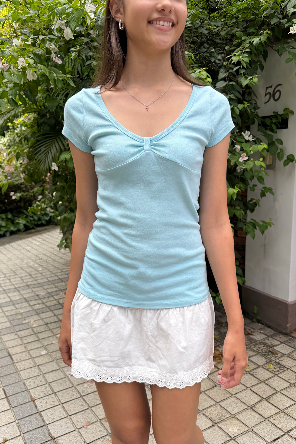 Amara Top | Sky Blue / XS/S